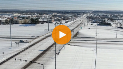 blurred overhead shot of snowy highway overpass with the challenges standing ready chapter 4 text overlaid