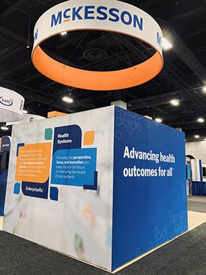 McKesson booth at a convention