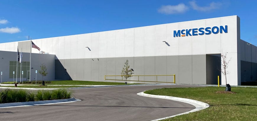 A McKesson warehouse building