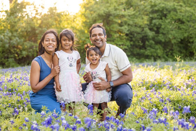 Ram with his family