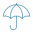 icon of an umbrella